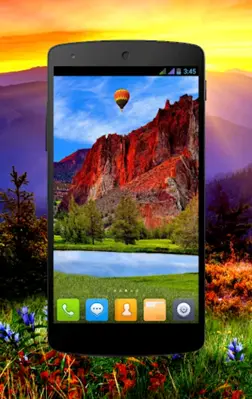 Red Mountain Live Wallpaper android App screenshot 4