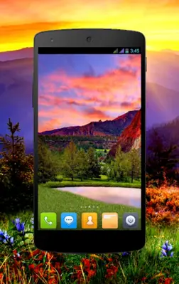 Red Mountain Live Wallpaper android App screenshot 7